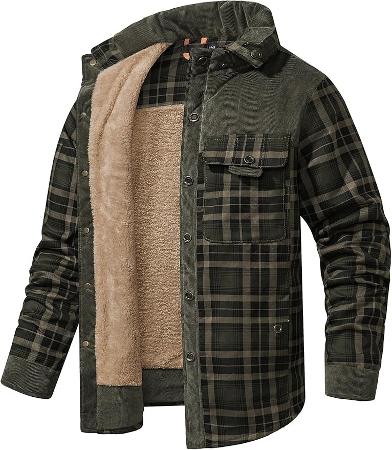 Mr.Stream | Sherpa-foringet hettejakke