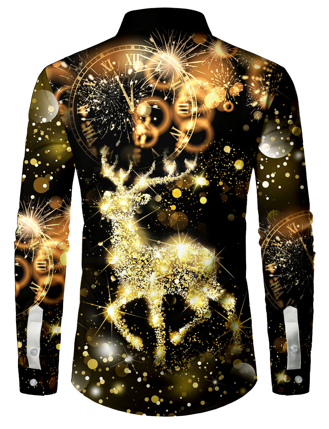 Herres langermet skjorte for jul og nyttår