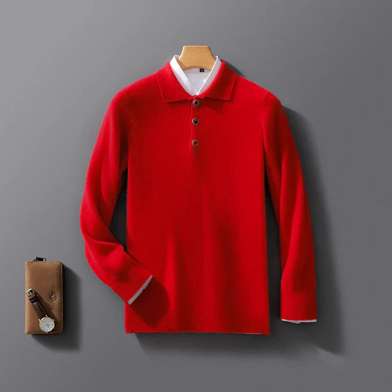 Belford | Cashmere Polo Sweater