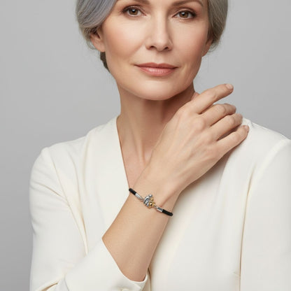 katy™ - armband med snöre och hundikon