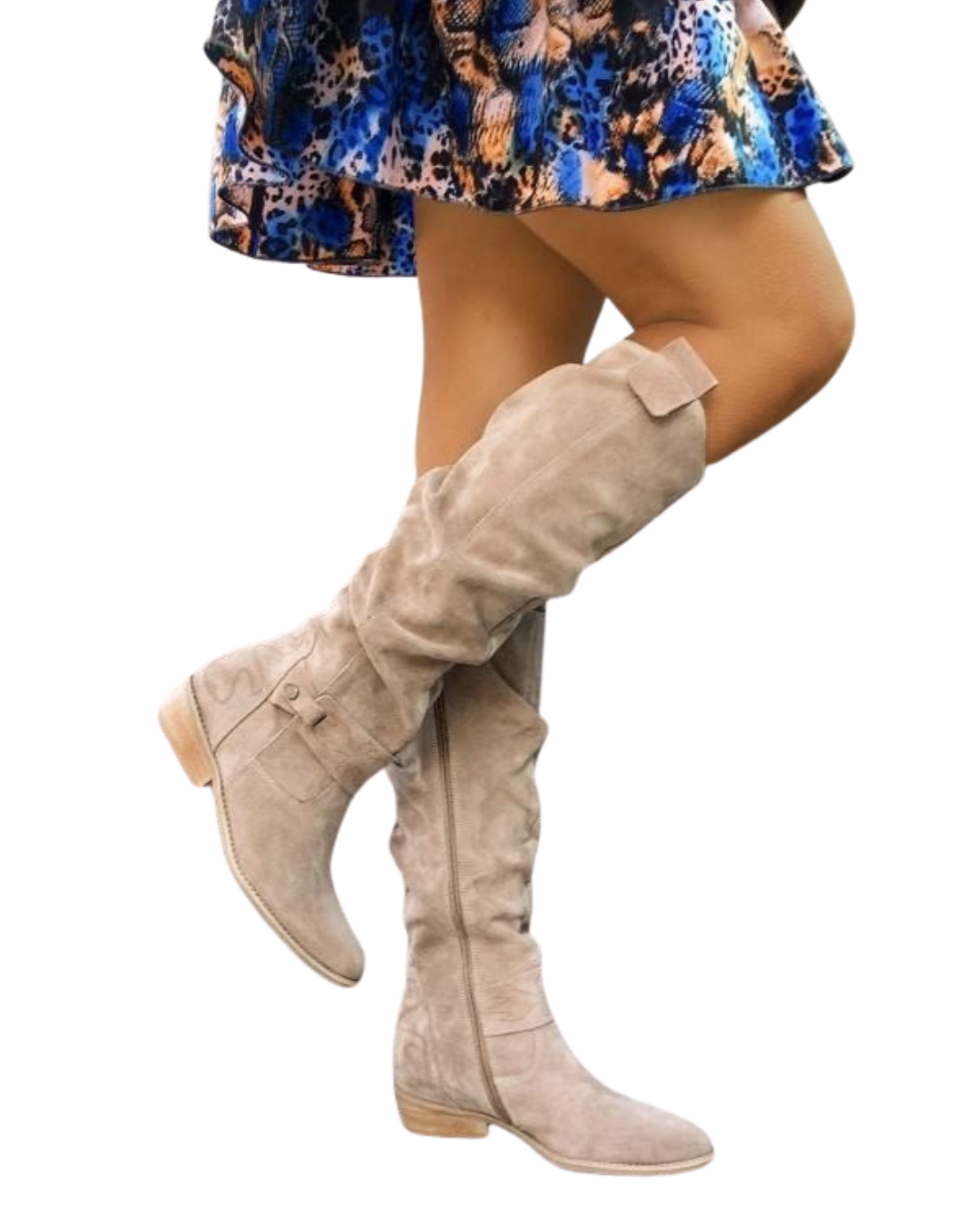 Lina – Komfortable, varme semskede støvler for kvinner