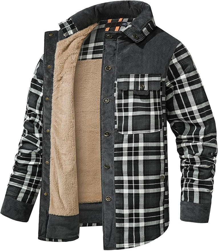 Mr.Stream | Sherpa-foringet hettejakke