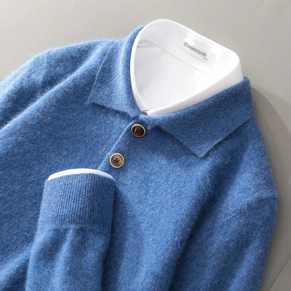 Belford | Cashmere Polo Sweater