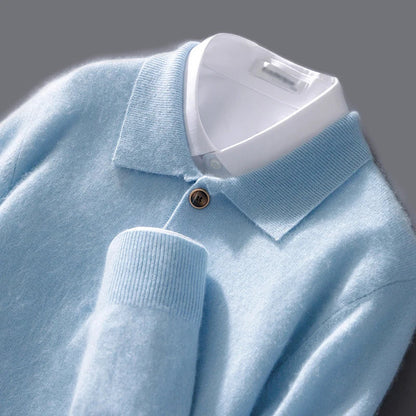 Belford | Cashmere Polo Sweater
