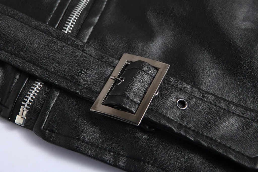 Austin™ | Klassisk bikerjakke i skinn