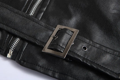 Austin™ | Klassisk bikerjakke i skinn