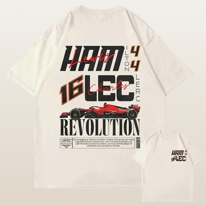 Hamilton Leclerc Revolution T-skjorte - unisex