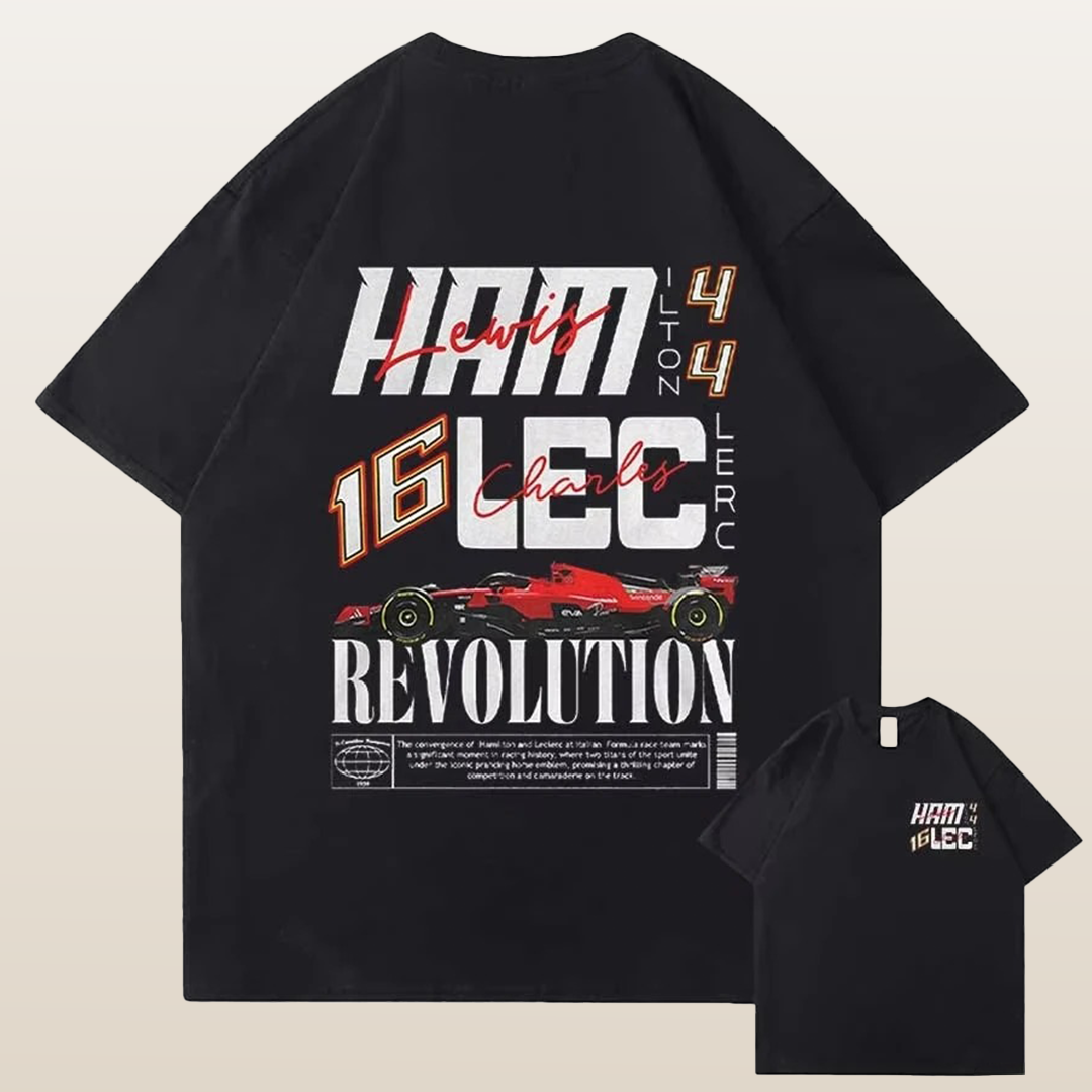 Hamilton Leclerc Revolution T-skjorte - unisex
