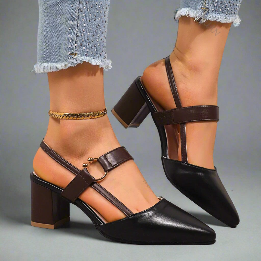 Elvira | Henley Leather Heels