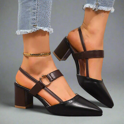 Elvira | Henley Leather Heels