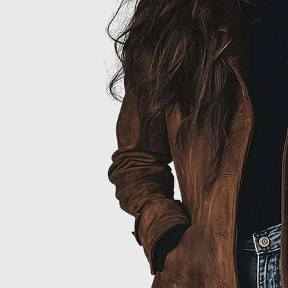 Giulia Bellini – Lang semsket jakke