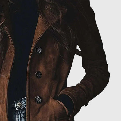 Giulia Bellini – Lang semsket jakke